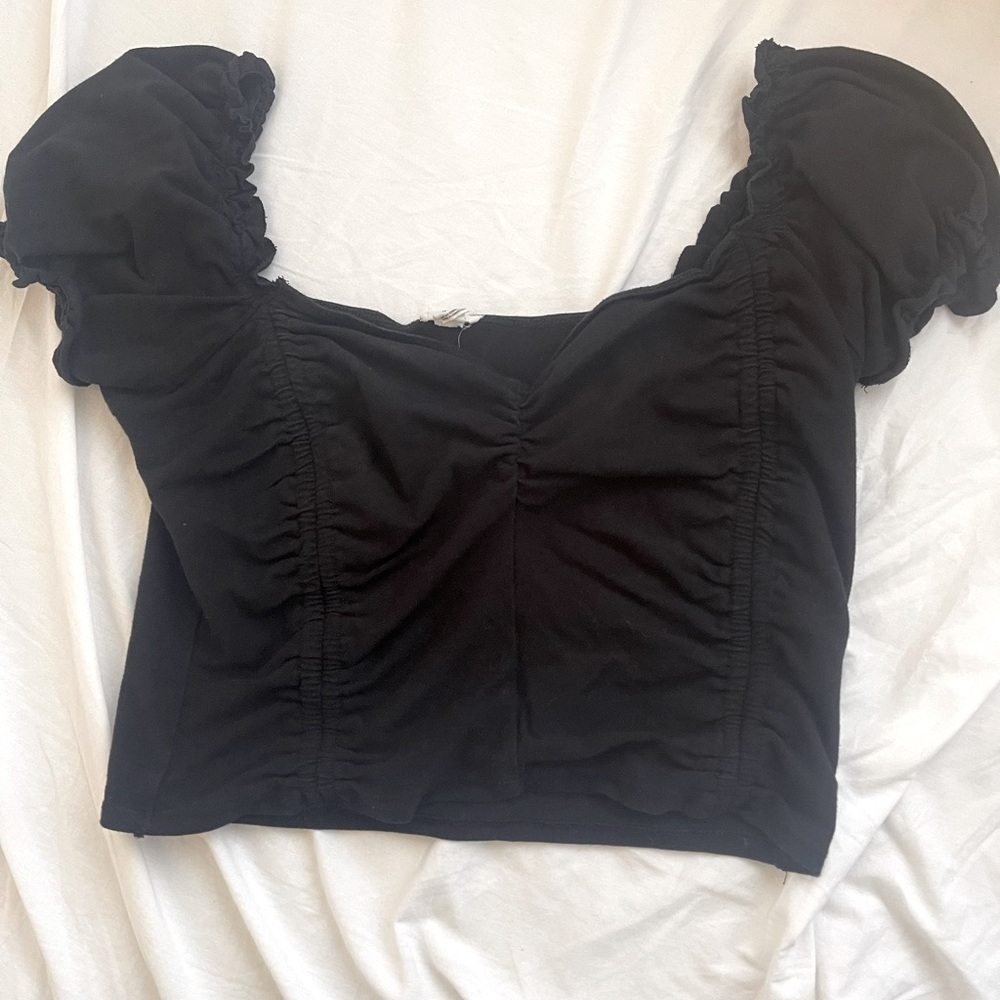 Cropped top, Black